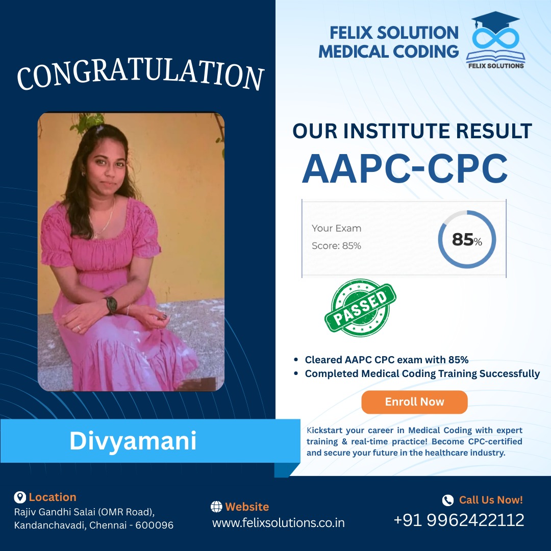 AAPC CPC SCORE-Divyamani – 85%